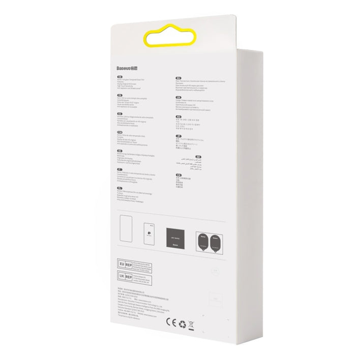 Full Screen Curved Full Adhesive Tempered Film For P40 Pro Single Pack Black