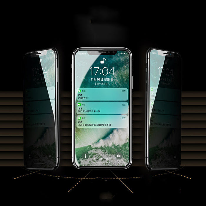 Compatible with Apple , Screen printing anti peeping mobile phone film