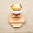 Creative  Mobile Phone Toma Back With Coin Beech Wood Lazy Phone Holder Custom Lettering