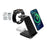 3-in-1 Multi-functional Upright Mobile Phone Holder Dual Coil Wireless Charger