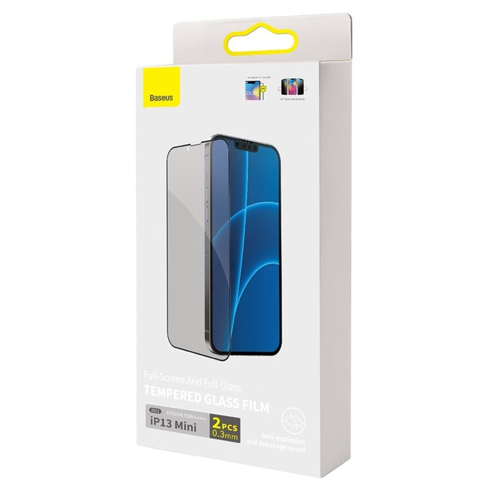0.23mm Non-broken Edge Full Screen Curved Privacy Tempered Film For IP 5.4 Inch Model